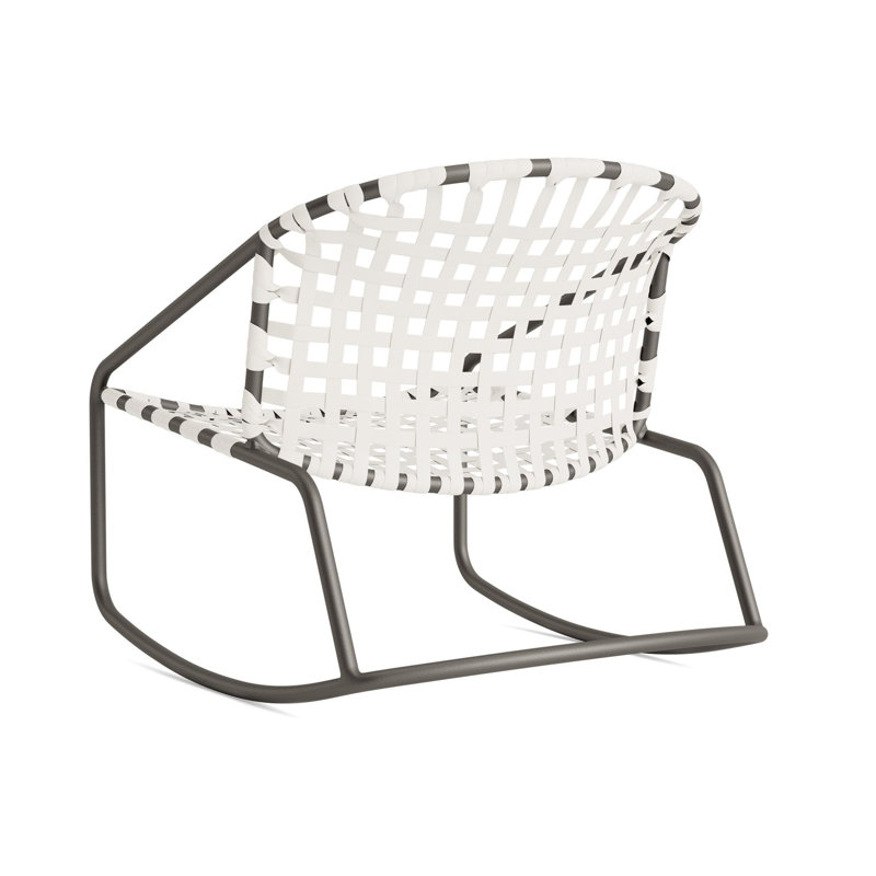 Kantan Outdoor Lounge Chair, Mica/White Lite