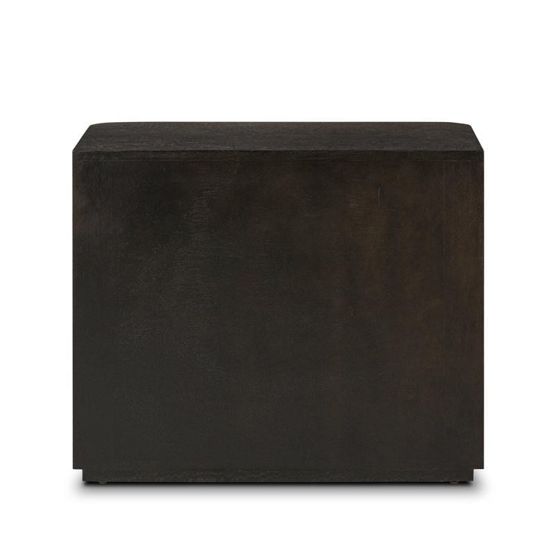 Stenson 3 Drawer Nightstand-Dark Tamo Ash Veneer