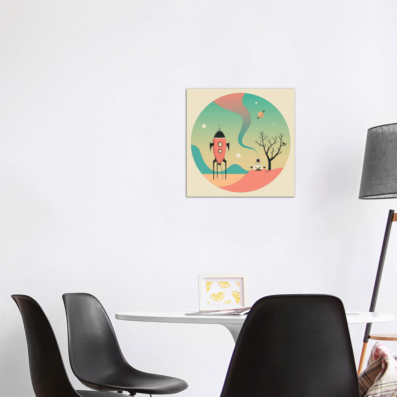 Explorez II, art encadré pour enfants, Toile tendue, H 26 po x l 26 po x P 1,5 po