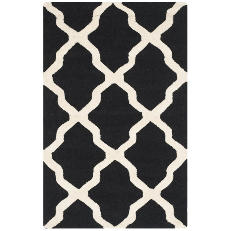Darbonne Geometric Wool Hand Woven Area Rug