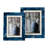 Resin and Wood Picture Frame with Glass Insert - Modern Decorative Photo Holder - MDF Border for Stylish Artwork Display - Elegant Accent for Home Decor and Personalized Memories-90709411