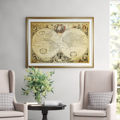 «Parchment Treasue Map», impression