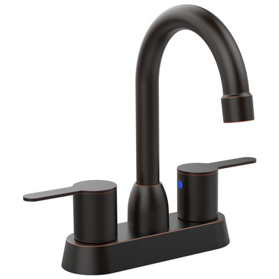Oil Rubbed Bronze Rv Bathroom Faucet - 2 Handles. Modern Sink For 2/3 Hole. Solid Brass Plastic Structure, Stainless Steel 30 Minutes Quick Installation Method Easy Procedure