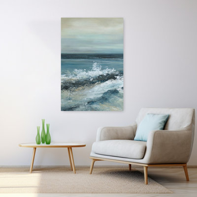 Art mural contemporain contemporain serein