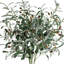6 PCS fausses branches d'olivier pour vases de 39 po de long et longues tiges de verdure Faux olivier branches de feuilles d'olivier artificielles avec des olives Faux plante pour décoration de verdure de mariage