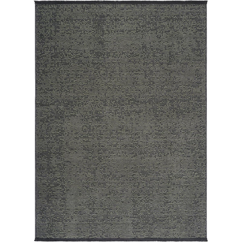 Ruglenza Modern Woven Rug - Washable Soft Touch Carpet, Non Slip Base, Easy Clean Wool Blend Texture, Decorative Area Rug for Living Room & Bedroom