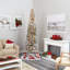 Lighted Artificial Spruce Christmas Tree-1555300575