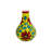 Home&Manor Small Ceramic Flower Holder Multicolor