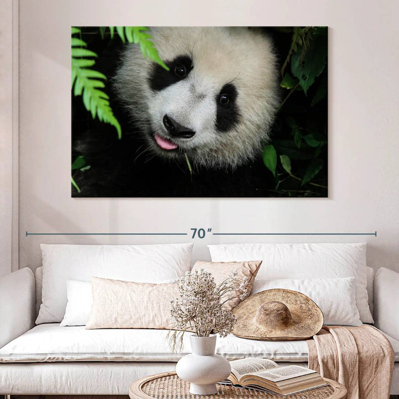 Panda Surprise, 34" H x 51" W
