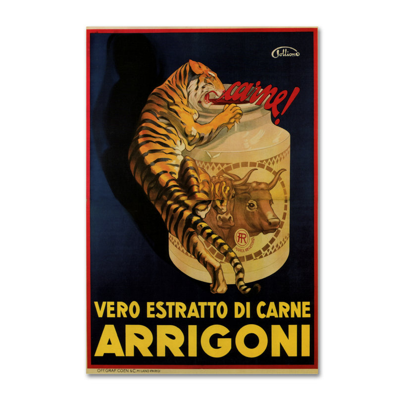 Collection de pommes Arrigoni - publicités sur toile, H 24 po x l 16 po x P 2 po