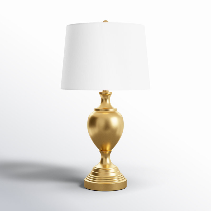 Metal Table Lamp, Brass