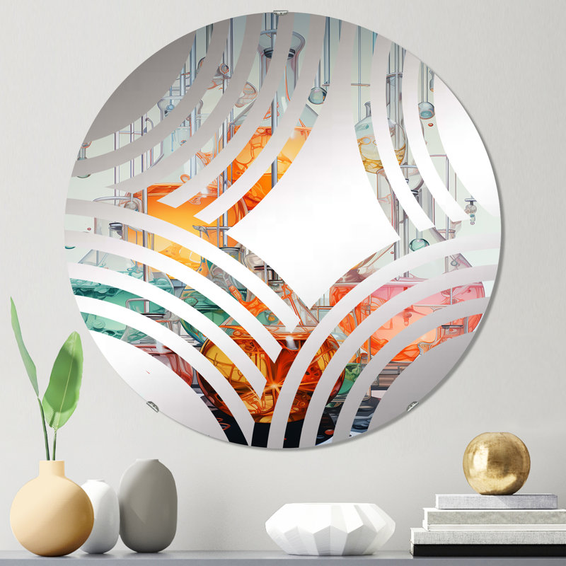 Jaderius Circle Mirror, 23.6" x 23.6"