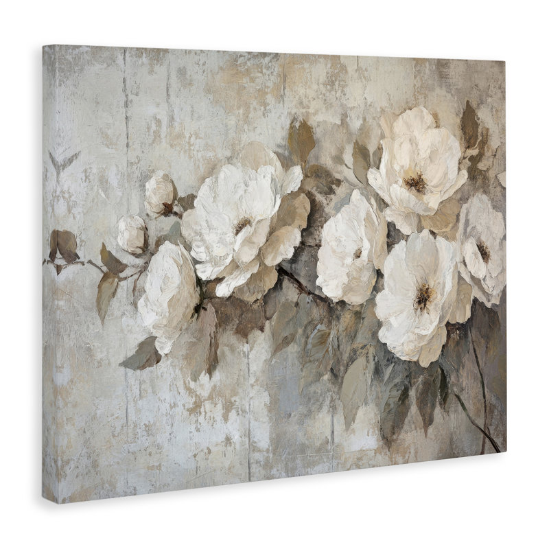  «Summer Daze Blossoms», art mural sur toile par Petal Prints Design, H 16 po x l 20 po