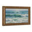 Cadre mural vintage orné représentant des vagues déferlantes – Cadre décoratif doré pour œuvres d'art.-1556023931