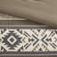 Édredon avec coussins décoratifs, 5 pièces, rayure brune à chevrons, très grand / très grand,-120469580