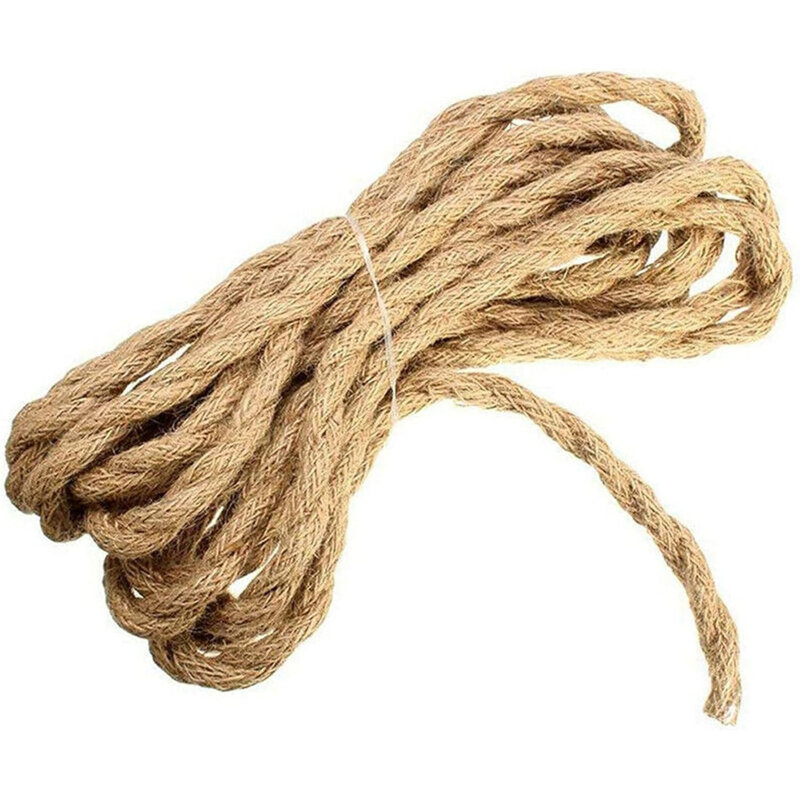 2Core Twisted Vintage Coloured 0.75Mm Braided Fabric Flexible Electrical UK Lighting Wire Cable, Hemp