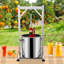 Pressoir à fruits manuel en acier inoxydable YYBUSher 5,8 gallons