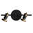 Catherine 13'' 2 -Light Fixed Track Track Kit with Dimmable