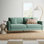 Highland 72" Square Arm Sofa