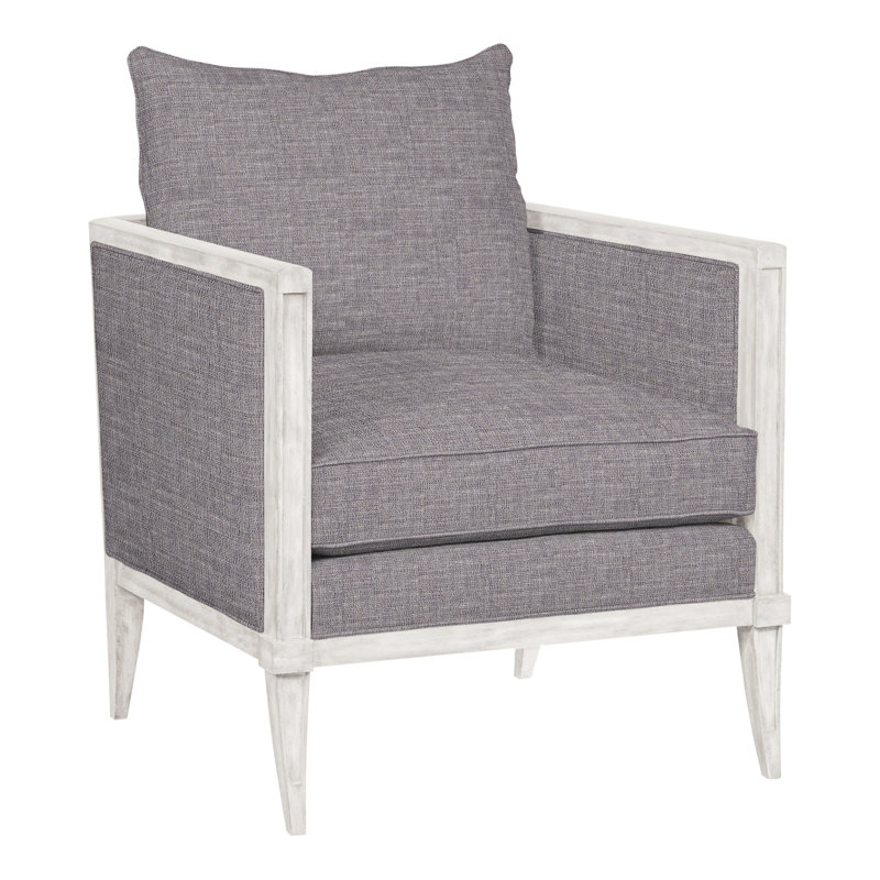 Fauteuil camée Compendium 28,5 po, Chenille nomade ardoise Crypton®, Casablanca