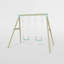 Mercia Wooden Round Pole Double Swing