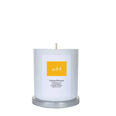 a:H Orange Blossom Scented Candle