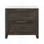 TABLE DE CHEVET MARRON FONCÉ