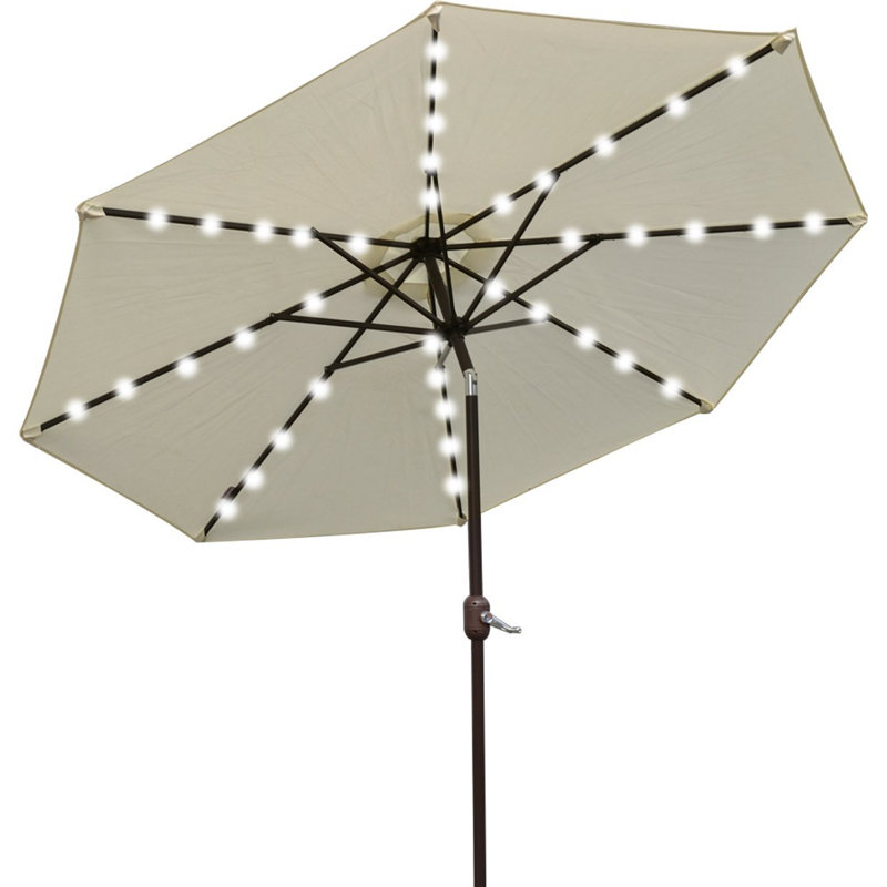 Parasol lumineux 9 ', Écru