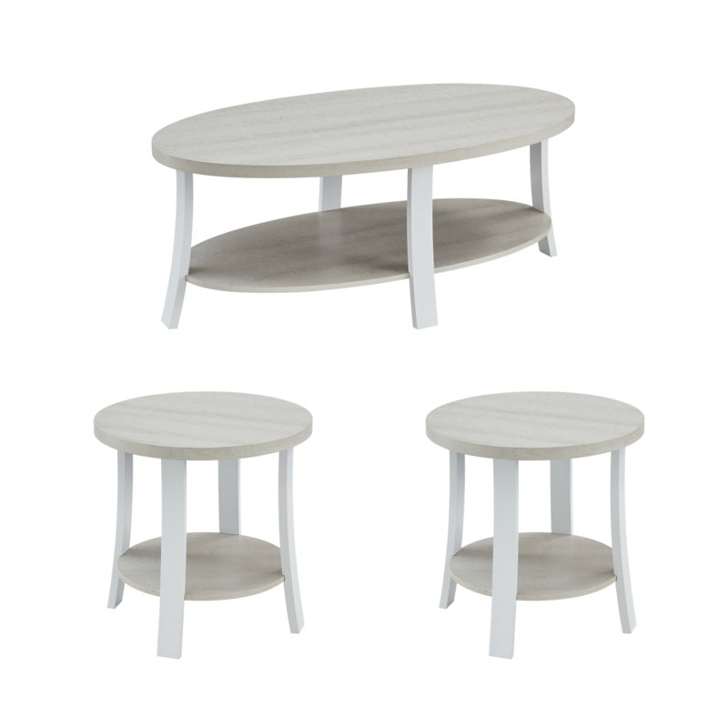 Ensemble de tables basses 3 pièces Anze