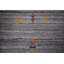 Tapis oriental rayé gris Gabbeh 8 x 10