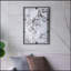 Miroir mural rectangulaire antique avec cadre en métal noir, idéal pour la décoration murale de la chambre à coucher, du salon et du vestibule.