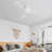 52 Inch Indoor Wooden Ceiling Fan With 3 Solid Wood Blades Remote Control Reversible Dc Motor Without Light