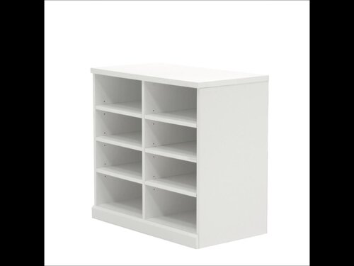 Teannan 32'' Wide 8 - Shelf Storage Cabinet