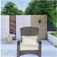 Chaise d'extérieur rembourrée