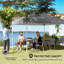Pavillon de jardin escamotable 10 po x 10 pi, paroi latérale pour utilisation avec sac de transport à roulettes-123219049