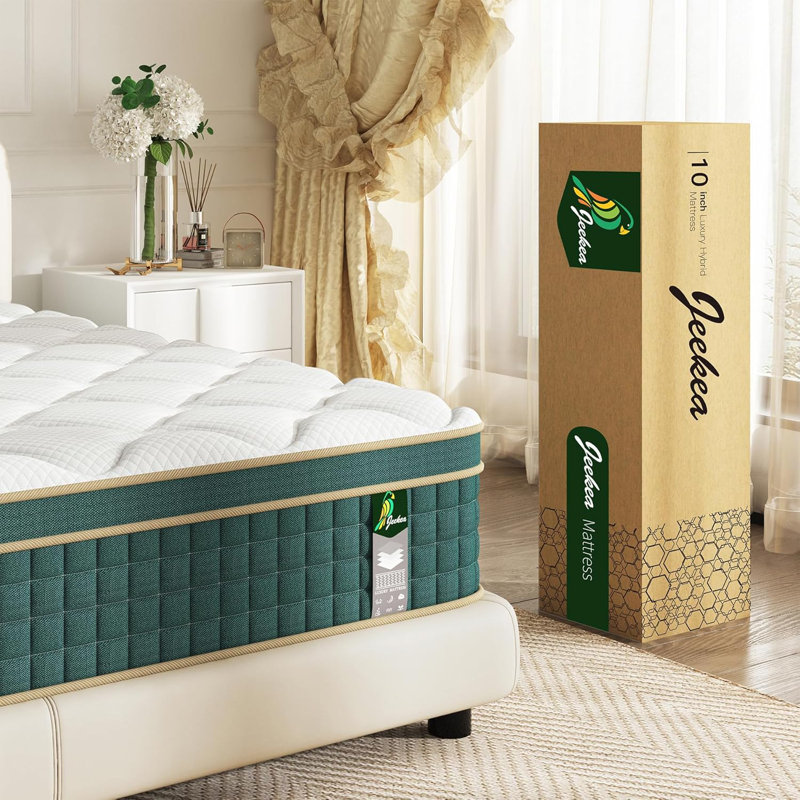 12" Hybrid Mattress with Memory foam and Pocketed Coils, Full 