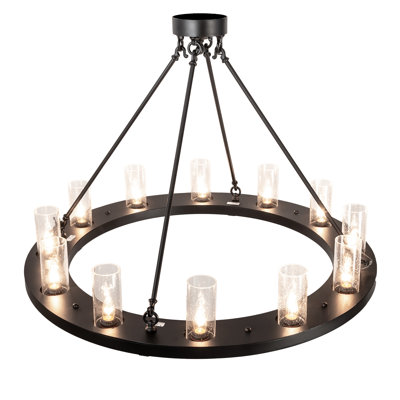 Plafonnier semi-encastré 12 lumières 42 po Loxley