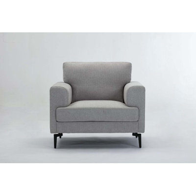 Chaise Kyren, lin gris clair