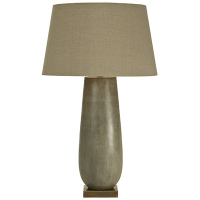 Lampe de table grise 33,5 "Cooper