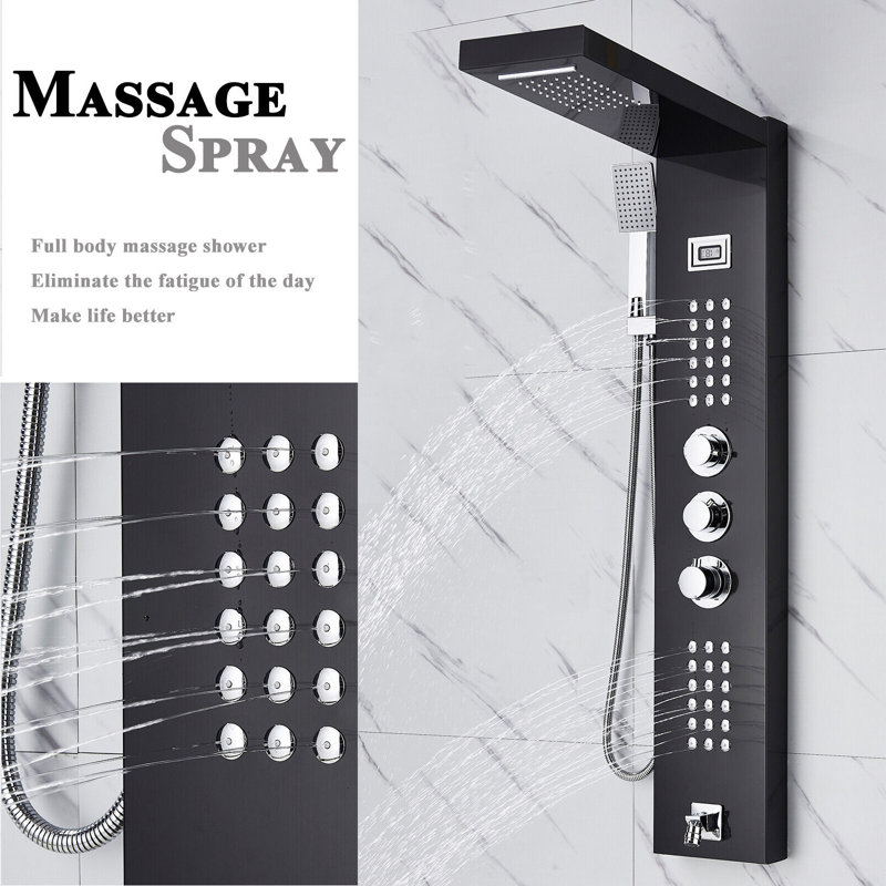 48'' Shower Panel with Fixed Shower Head