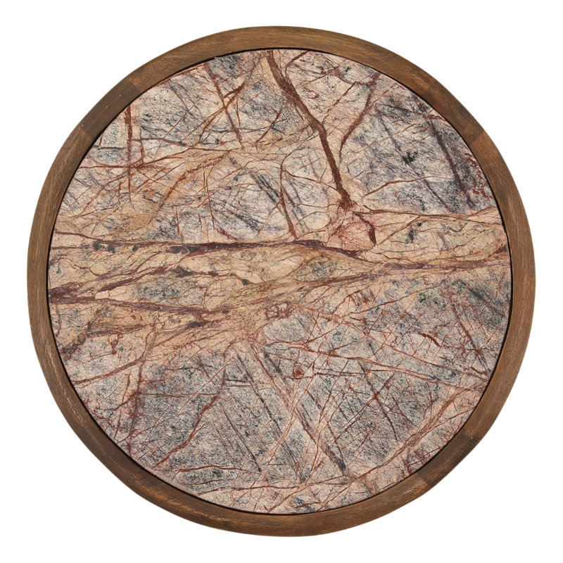 Aruna Side Table Dark Brown