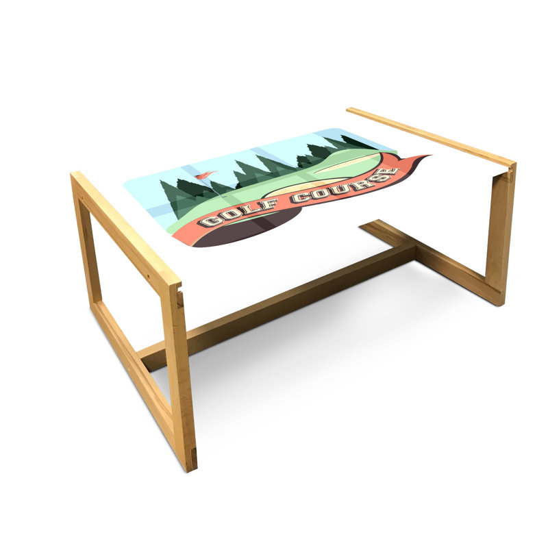 Jaheen Sled Coffee Table, 90cm H x 62cm W x 40cm D