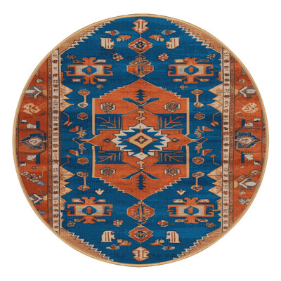 Tapis brun Tabriz lavable à la machine
