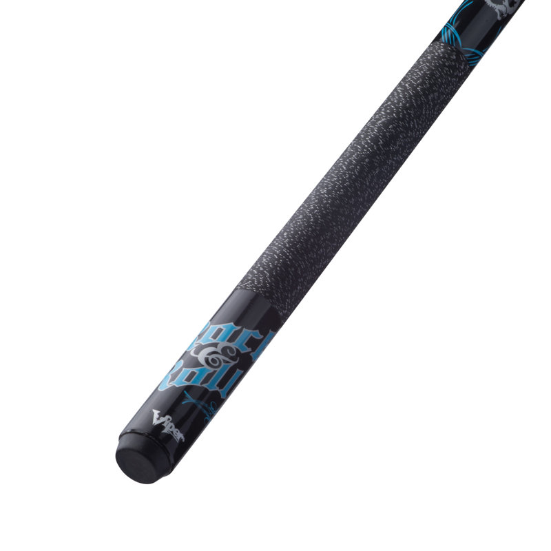 Viper 31'' Black Maple Junior Billiard Cue with Rock & Roll Graphics