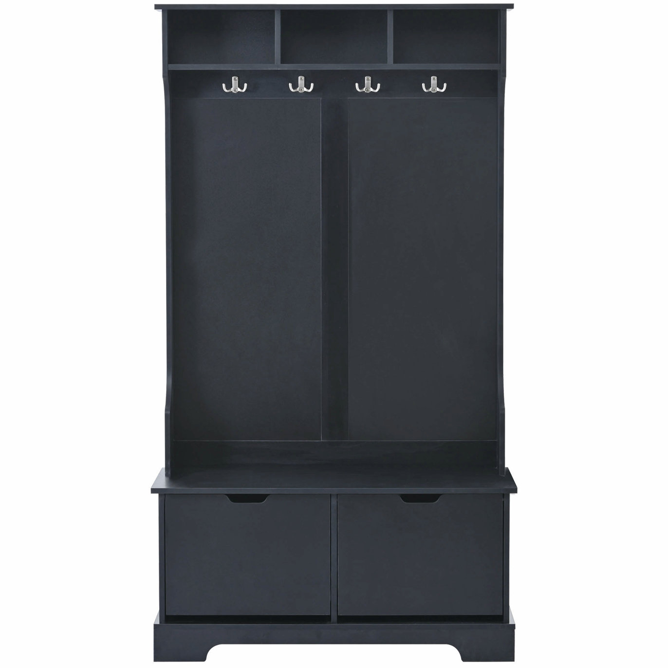 Red Barrel Studio® Arkell Hall Tree 39.41'' Wide with Bench Wayfair Canada