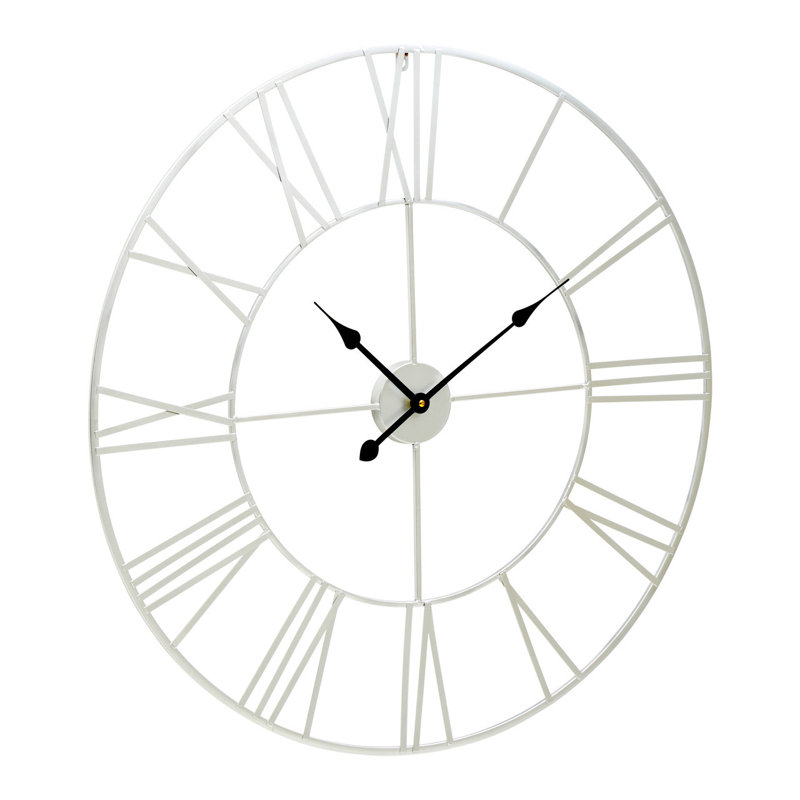 Ezzie Metal Wall Clock, 80cm H x 80cm W x 4cm D