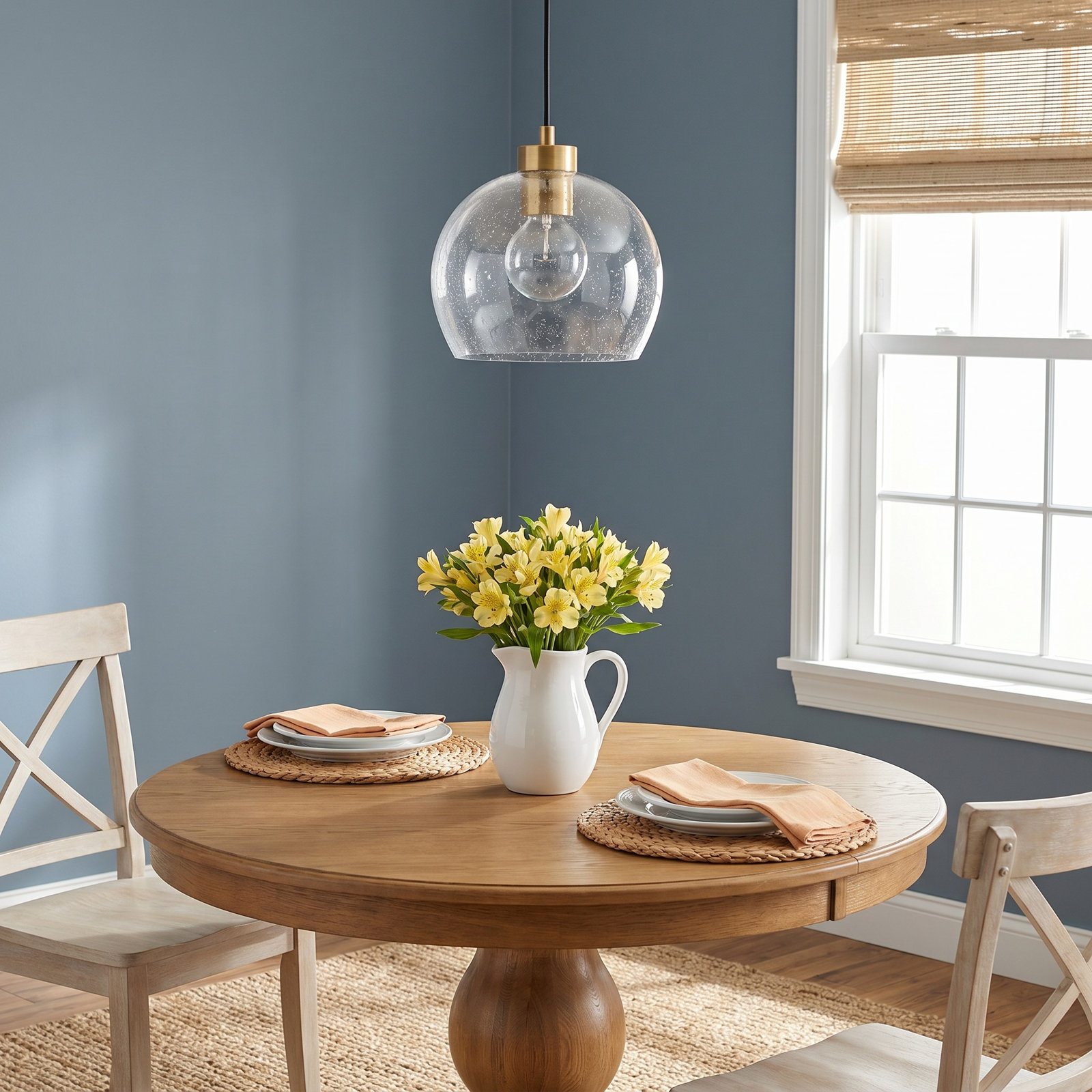 Kito Single Light Glass Dimmable Pendant
