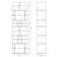 180cm H x 50cm W Standard Bookcase