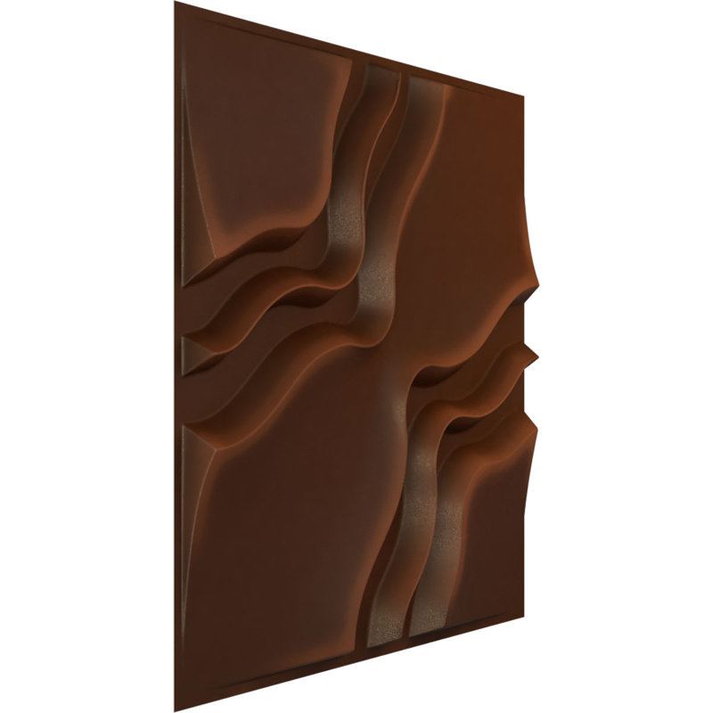 Panneau mural 3D décoratif Rogue EnduraWall, Brun
