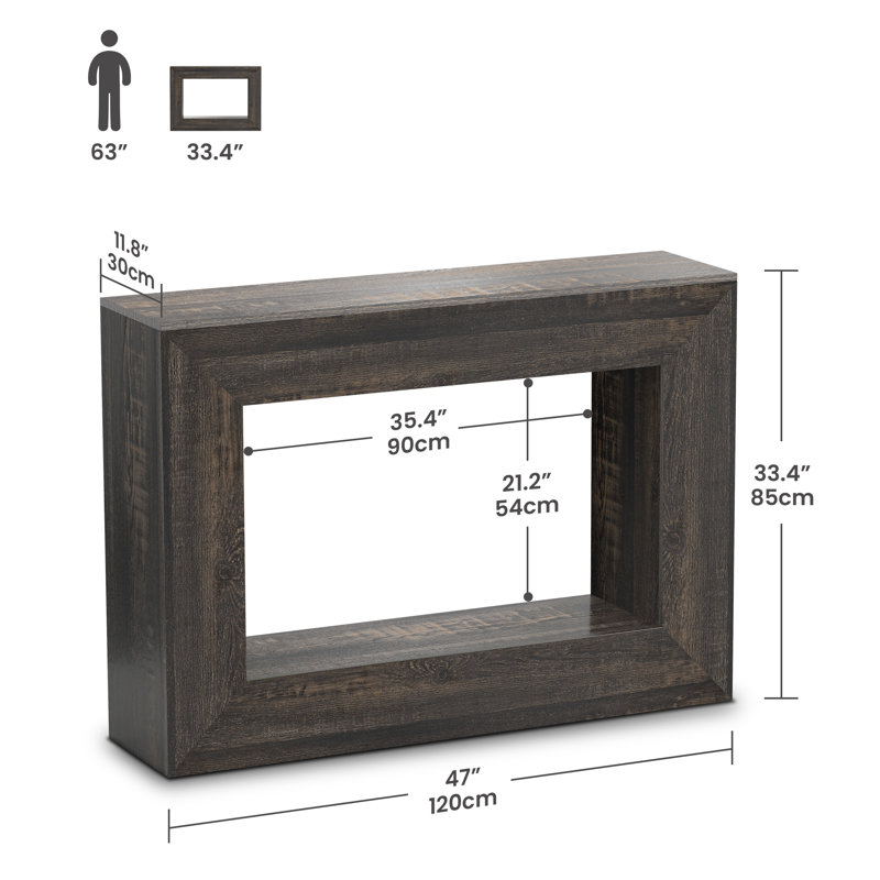 47.2“W Console Table, Gray